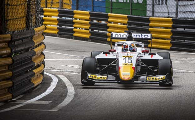 Pepe Martí, en el GP de Macao 2023 de F3.  Campos Racing