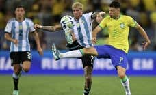 Brasil 0 - 1 Argentina: resumen, goles y resultado del partido de las Eliminatorias Sudamericanas al Mundial 2026