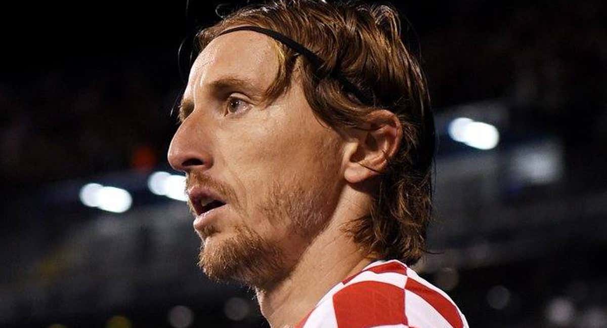 Luka Modric, durante un Croacia-Armenia./UEFA