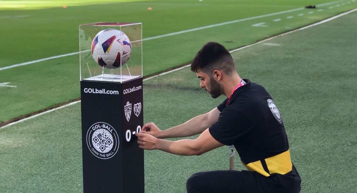 Balón recogido por Gol Ball.