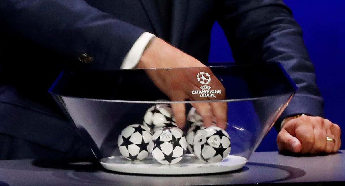 Un sorteo de la Champions League.
