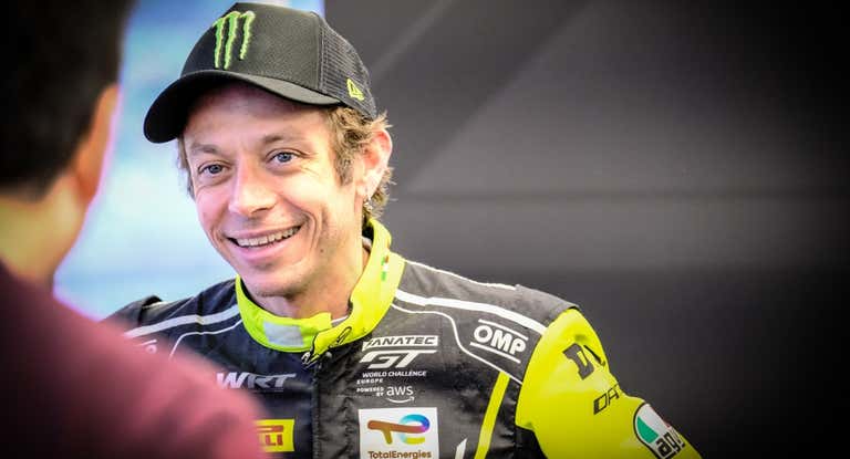 Valentino Rossi, durante el GT World Challenge 2023 con WRT BMW.