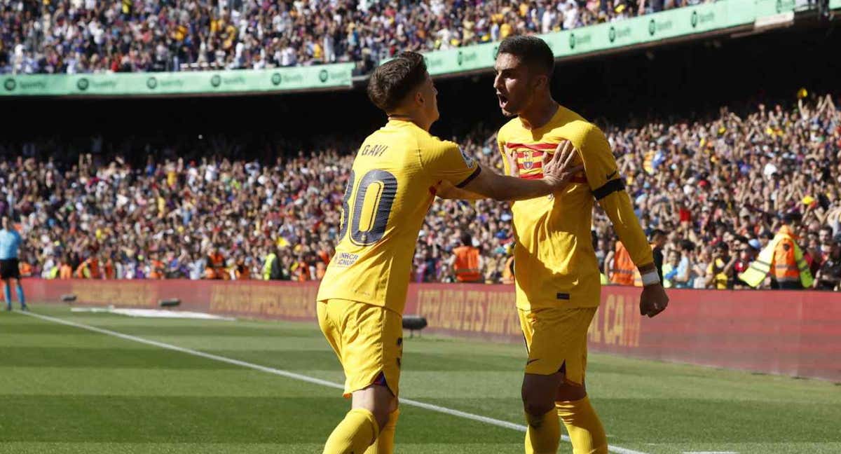 Ferran Torres fue el autor del 1-0 en el último encuentro entre el Barça y el Atlético./REUTERS