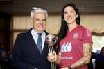 Jenni Hermoso recibe el Balón de Plata del Mundial... 100 días después de la final