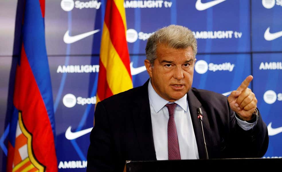 Laporta apunta a los enemigos externos del Barça: «Es un sufrimiento divertido»