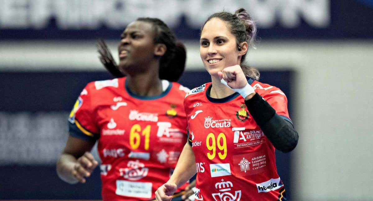 Mireya González (32), celebra un gol ante Kazajistán en el Mundial. /AFP