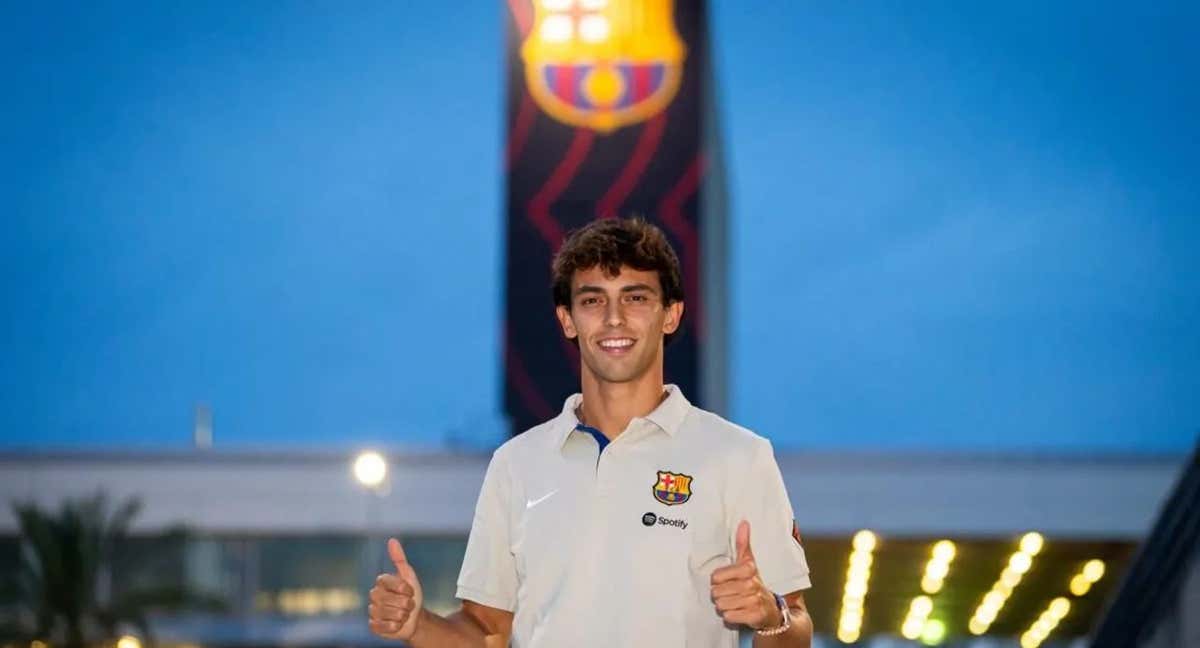 Joao Felix, el día de su presentación como nuevo jugador del FC Barcelona. /FC BARCELONA