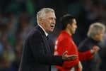 Ancelotti sale conforme del Villamarín: «Si queréis que diga que estoy enfadado...»