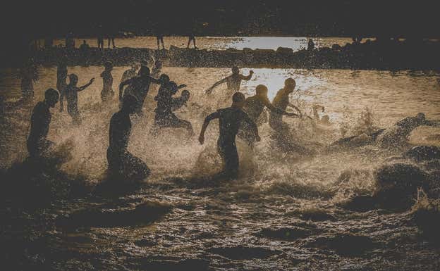 Fotografía ganadora de la categoría "Triatlón".  WALTER ROOSENBOOM