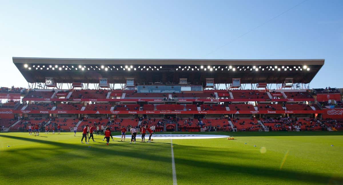 Los Cármenes, antes del partido ante el Athletic./EP