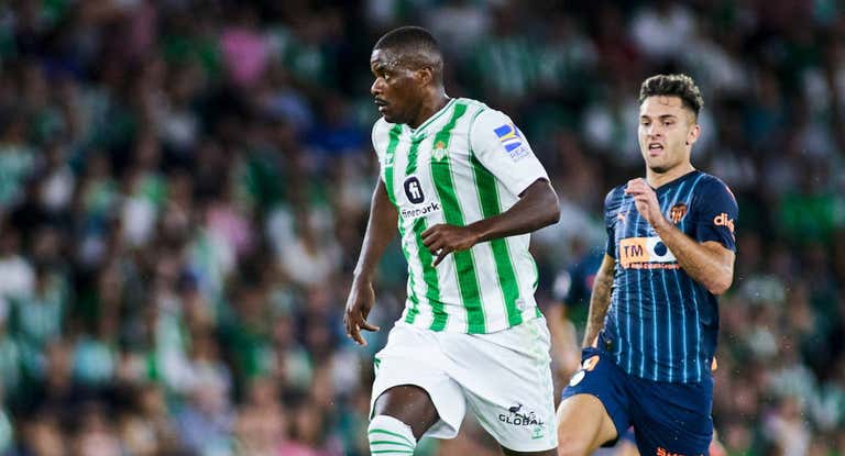 William Carvalho, en un partido de esta temporada.