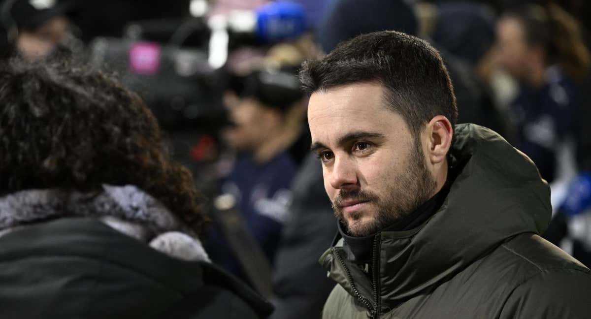 Giraldez, en el partido de Champions League ante el Rosengard en Malmo.