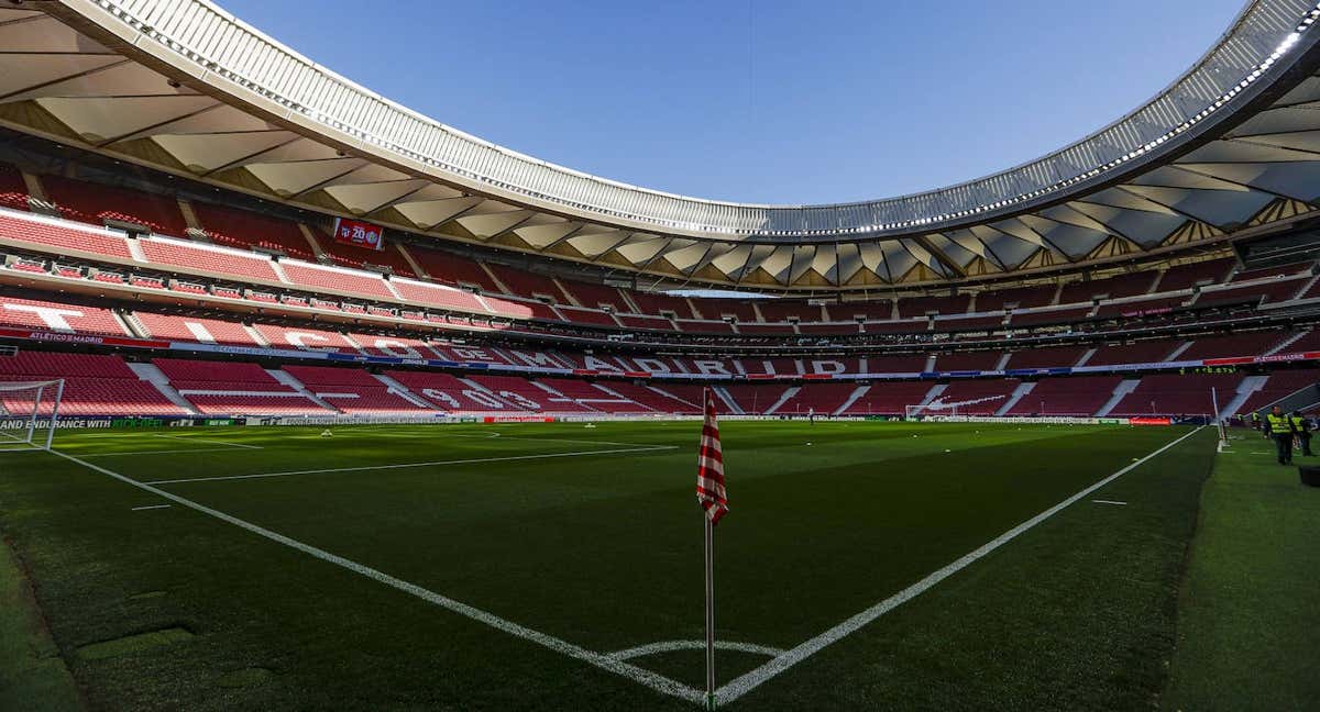 El Cívitas Metropolitano, antes del Atlético-Getafe disputado el pasado 4 de febrero. /GETTY