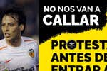 David Silva tendrá lona en Mestalla en medio de una protesta contra Lim