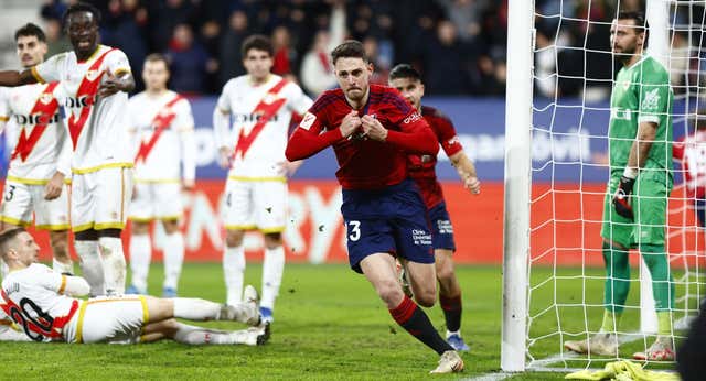 Raúl García corta la sequía de Osasuna… y aumenta la del Rayo