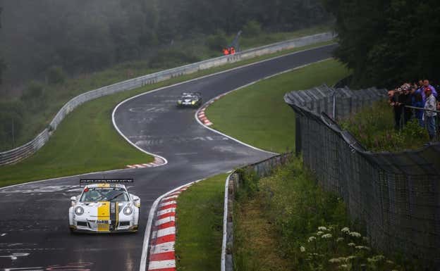 Álex Toril en Nordschleife durante las VLN 2016.  A. Toril