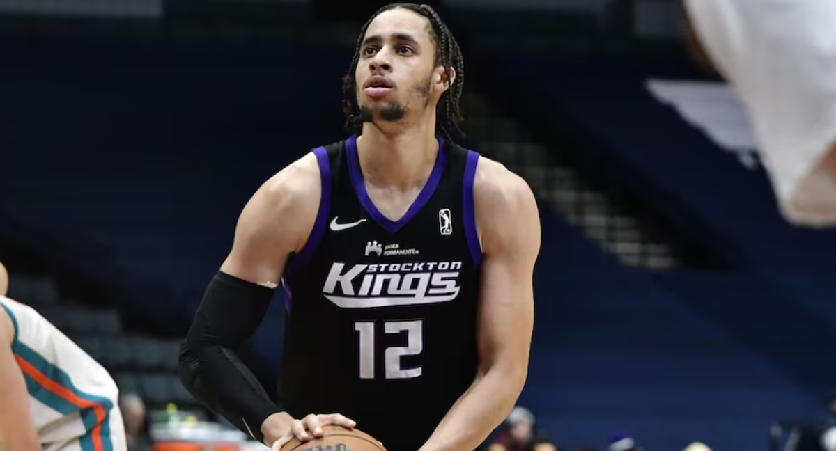 Chance Comanche, en un partido con los Stockton Kings./STOCKTON KINGS