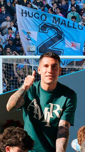 Hugo Mallo, en Balaídos.  RC Celta