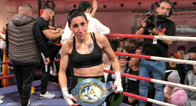 Isabel Rivero, tras su victoria ante Portolani.