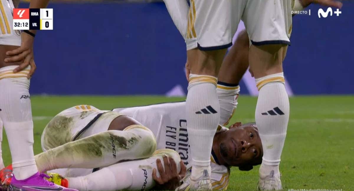 Pánico en el Bernabéu con Alaba: sus compañeros se llevaron las manos a la cabeza