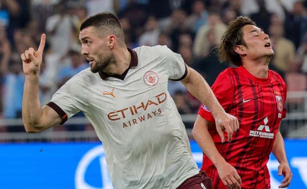Kovacic celebra su tanto. AFP