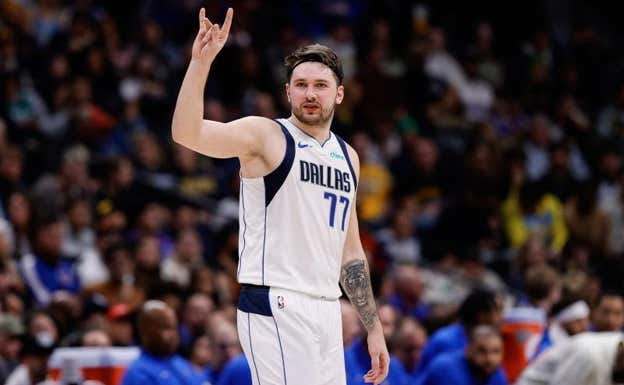 Luka Doncic está madrugada frente a Denver.  Reuters