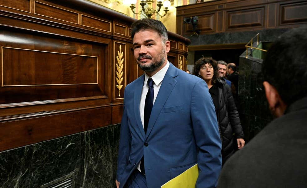 Rufián defiende que el deportista decida no ir con la Selección: «Es un patriotismo tóxico... se habla de Oleguer pero no de Mapi León»