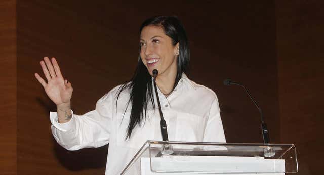 Jenni Hermoso se multiplica y aprovecha el tirón para repetir su discurso estrella