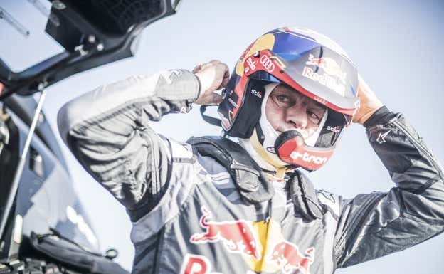 Carlos Sainz, en una etapa del Rally Dakar.  A.S.O./C.Lopez