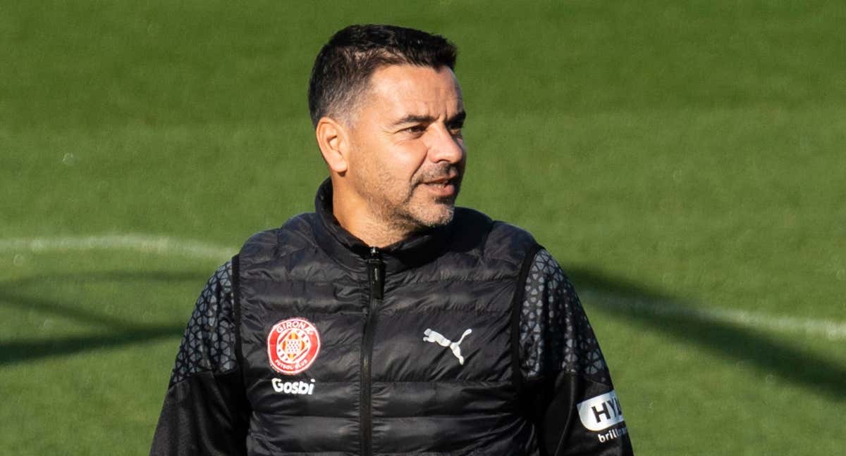 Míchel, técnico del Girona FC.