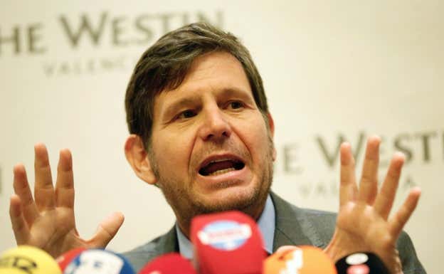 Mateu Alemany, en una rueda de prensa de archivo.