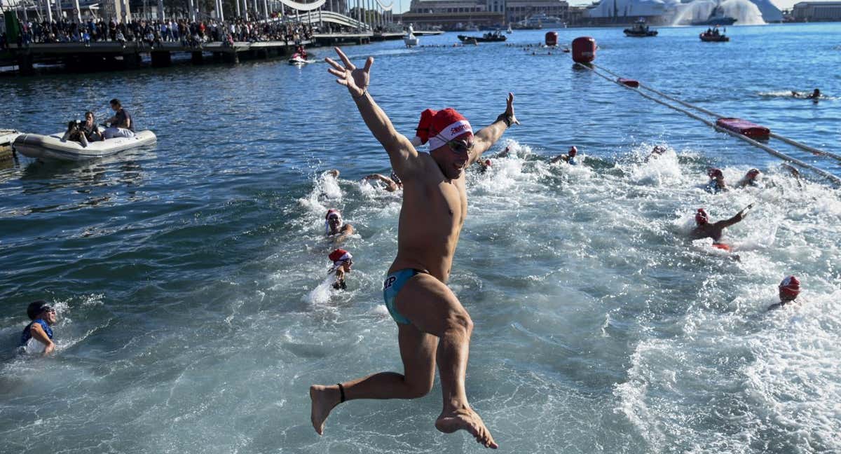 La 114º edición de la Copa Nadal, en el puerto de Barcelona. /AFP
