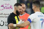 La charla del reencuentro entre Cristiano y Benzema que captó las cámaras: «¿Te está gustando la experiencia?»