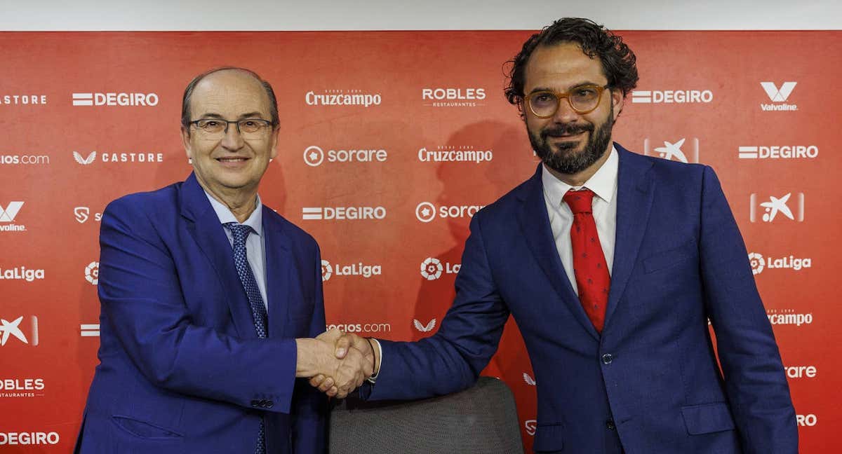 José Castro y Víctor Orta el día de la presentación de este último.