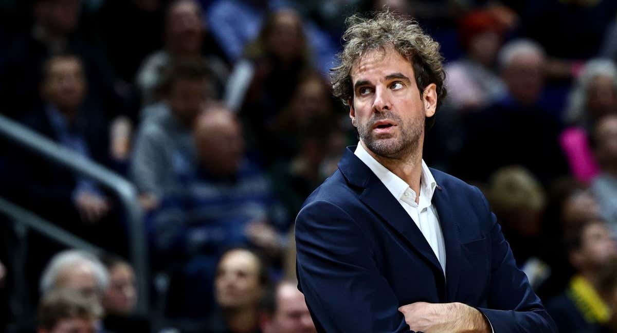 Roger Grimau durante un partido del Barcelona de esta temporada.