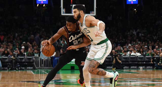 Casi, pero no: Detroit cae en la prórroga ante los Celtics y ya suma 28 derrotas seguidas