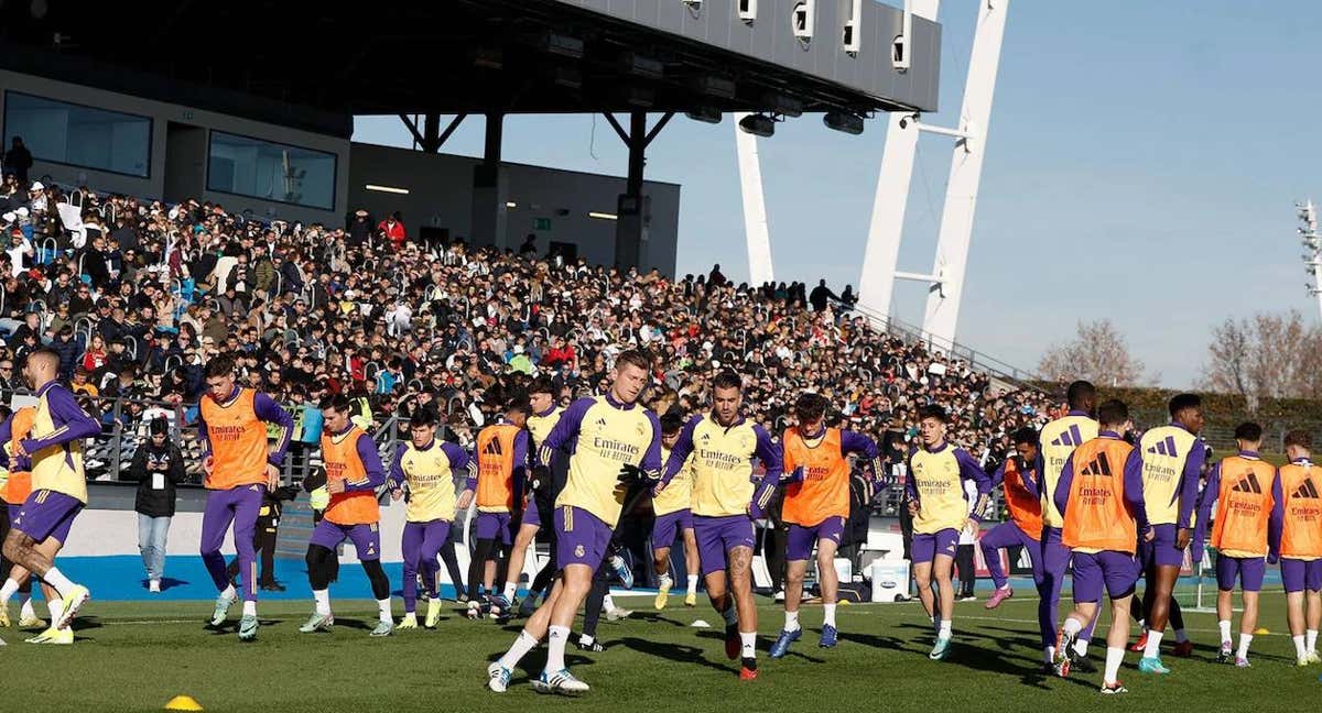 Entrenamiento del Real Madrid./RealMadrid