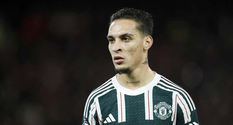 Antony, futbolista del Manchester United.