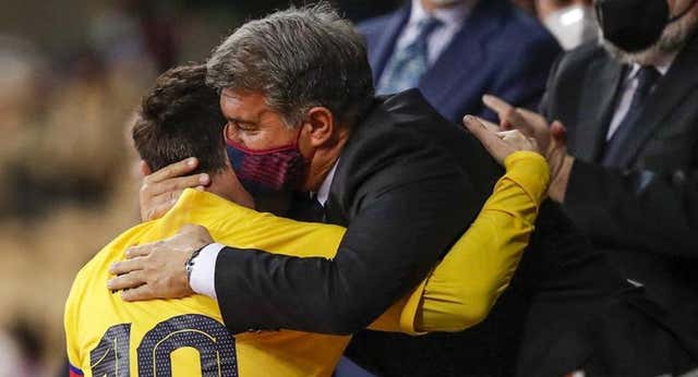 Laporta enfría el posible regreso de Messi: “Ya veremos; son cosas complicadas”