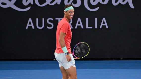 Rafa Nadal, durante un partido./REUTERS