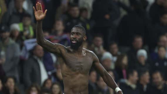 Antonio Rüdiger, autor del gol en el Real Madrid-Mallorca. /EFE/ Kiko Huesca
