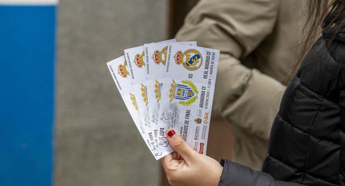 Las entradas para el Arandina-Real Madrid./EFE