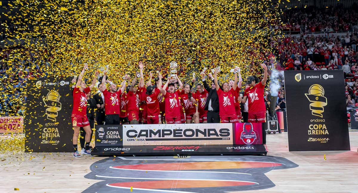 Casademont Zaragoza, campeón de la Copa de la Reina 2023.