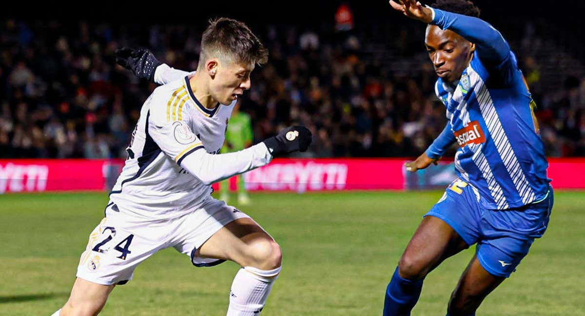 Arda Guler, con el Real Madrid.
