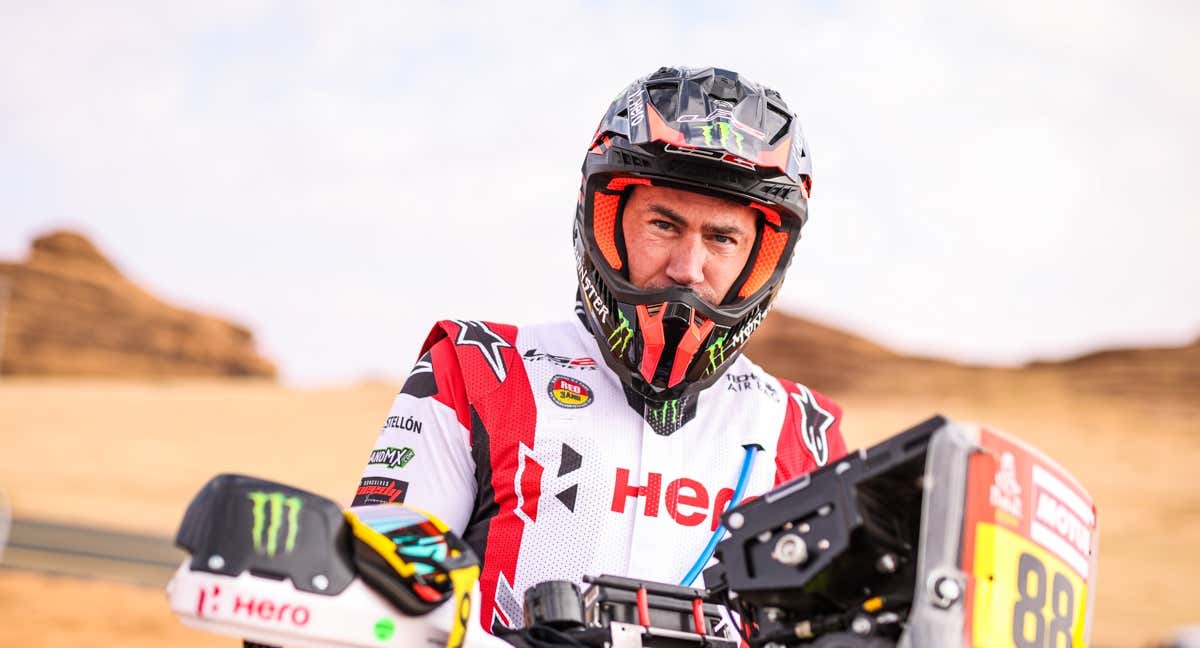 Joan Barreda, durante una etapa del Rally Dakar 2024. /A.S.O./Florent Gooden/DPPI