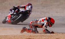 Márquez y el Repsol Honda lideraron un 2023 con récord de caídas en MotoGP