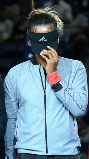 Osaka, tras la final del US Open 2018.  TIMOTHY A. CLARY / AFP