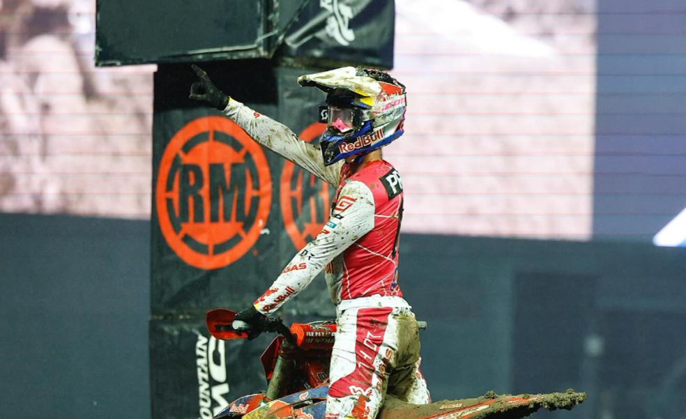 Jorge Prado gana su primera ronda clasificatoria de Supercross en San Francisco