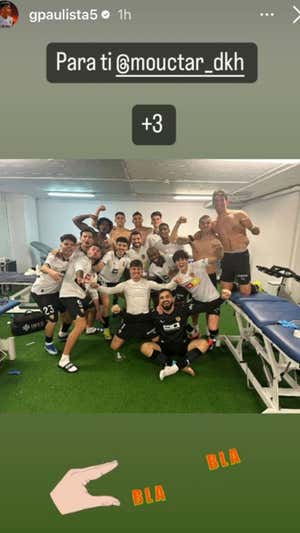 La foto de Paulista en su Instagram.  Instagram.