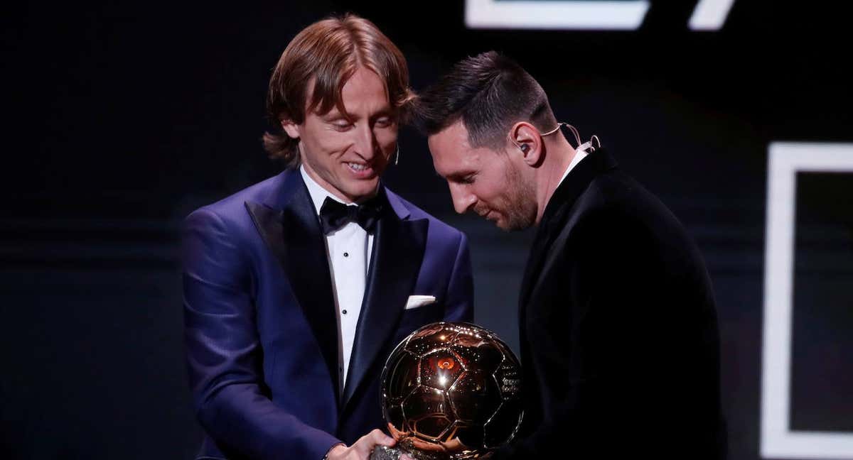 Modric votó por Messi.